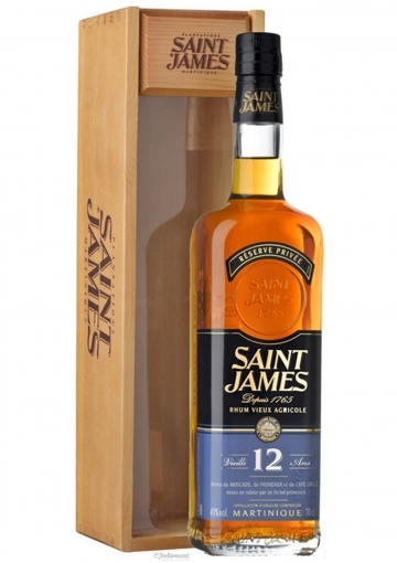 Saint James 12 Years Ron 43% 70 cl