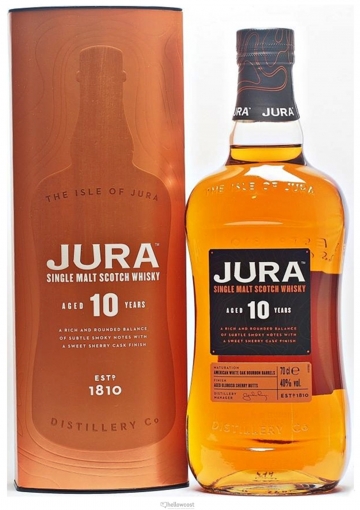 Jura 10 Years Whisky 40% 70 cl