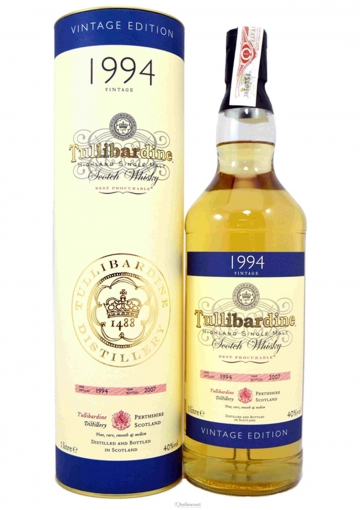 Tullibardine Vintage Edition 1994 Whisky 40% 1 Litre