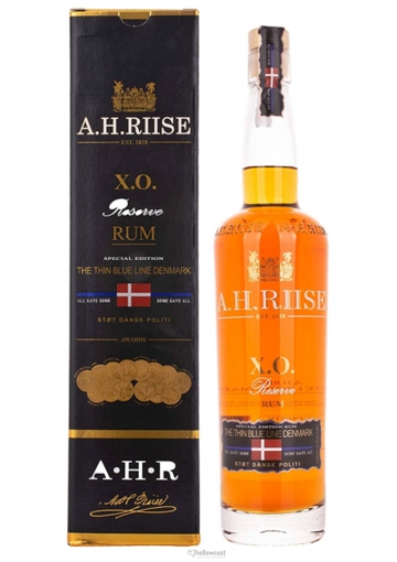 Ah Riise Xo Thin Blue Line Rum 40% 70 cl 