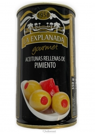 La Explanada Aceitunas Rellenas de Pimiento 350 gr - Hellowcost