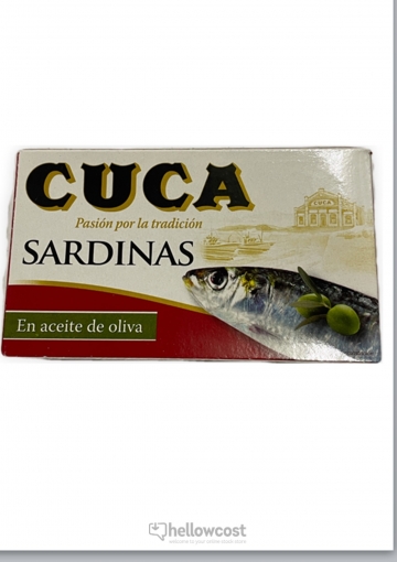 Cuca Sardines à l&#039;huile d&#039;olive Boîte 120 gr.