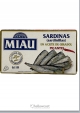 Miau Small Sardines in Spiced Sunflower Oil Tin 90 gr.