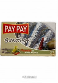 Pay Pay Sardinas Picantes en Aceite de Oliva Lata 120 gr. - Hellowcost