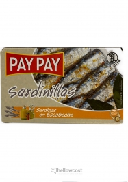 Pay Pay Petites Sardines à l'huile d'olive Boîte 90 gr. - Hellowcost