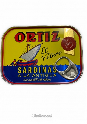 Ortiz Sardinas a la Antigua Lata Serigrafiada 140 gr.