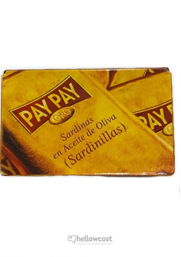 Pay Pay Small Sardines in Olive Oil Tin 90 gr.