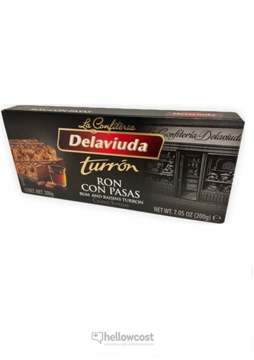 Delaviuda Rum and Raisin Turron 200 gr.