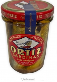 Ortiz Light Meat Tuna in Olive Oil Round Tin 250 gr. - Hellowcost