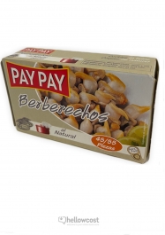 Pay Pay Berberechos al Natural 45/55 Piezas Lata 115 gr. - Hellowcost