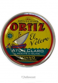 Ortiz Thon Clair à l'huile d'olive Boîte Ronde 250 gr. - Hellowcost