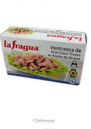 La Fragua Yellowfin Tuna Belly chunks in Sunflower Oil Tin 110 gr. - Hellowcost