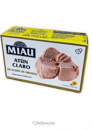 Miau Light Meat Tuna in Olive Oil Pack 3 Tins 80 gr. - Hellowcost