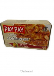 Pay Pay Squid Pieces in American Sauce Tin 115 gr. - Hellowcost