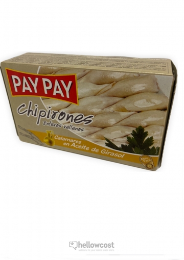 Pay Pay Calmars Entiers Farcis A L’huile Végétale Poids Net 5X115gr