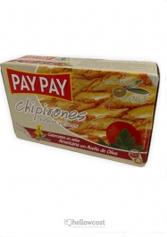 Pay Pay Chipirones Enteros Rellenos en Aceite de Girasol Lata 115 gr. - Hellowcost