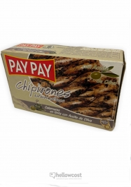 Pay Pay Chipirones Enteros Rellenos En Salsa Americana Lata 115 gr. - Hellowcost