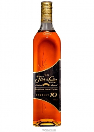 Flor de Caña Bourbon Barrel Aged 10 Years Rum 40º 100 cl.