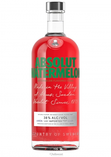 Absolut Watermelon Vodka 38% 100 cl