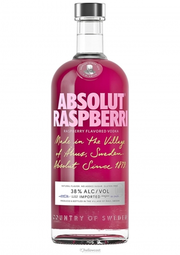 Absolut Raspberri Vodka 40% 1 Litre