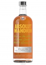 Absolut Mandrin Vodka 40% 1 Litre - Hellowcost