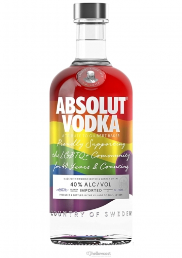 Absolut Gilbert Baker Limited Edition Vodka 40º 100 cl.