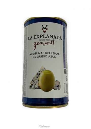 La Explanada Green Olives Stuffed With Blue Cheese Paste 350 gr
