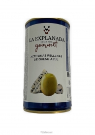 La Explanada Green Olives Stuffed With Blue Cheese Paste 350 gr - Hellowcost
