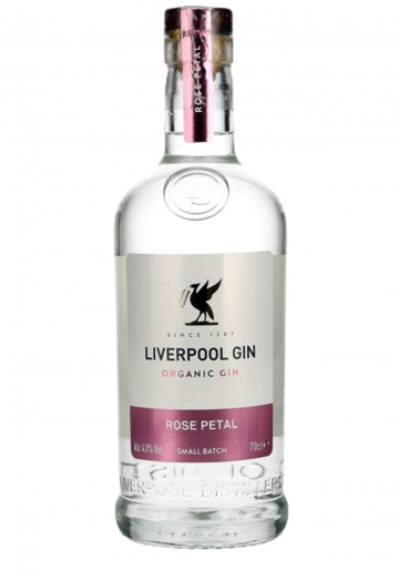 Liverpool Rose Petal Gin 43% 70 cl.